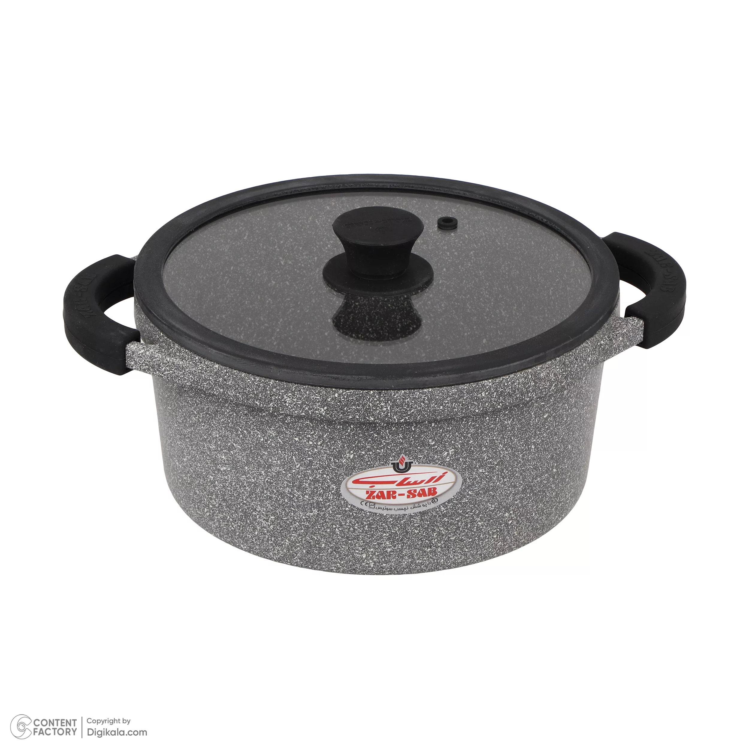 سرویس قابلمه و تابه گرانیت 11 پارچه زرساب مدل مونارک پلاس کد MP8500