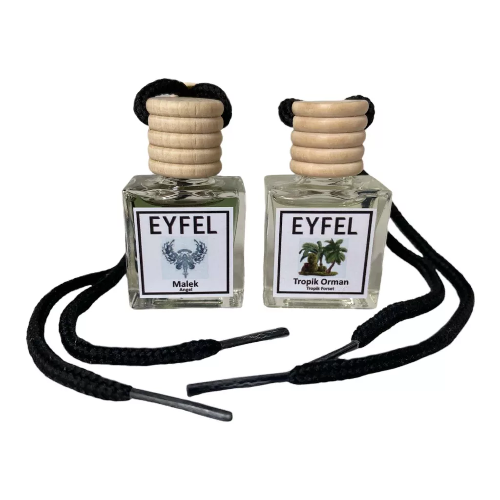 خوشبوکننده هوا خودرو  مدل آنجل و جنگل استوایی کد Angel-Tropic Forest حجم 10 میلی لیتر بسته 2 عددی