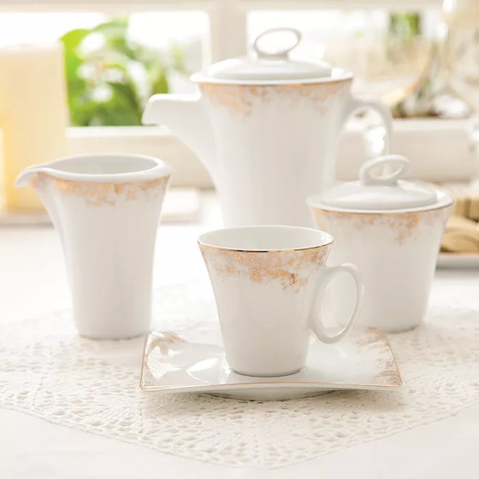 سرویس غذاخوری 97 پارچه چینی زرین ایران مدل کلودیا درجه یک