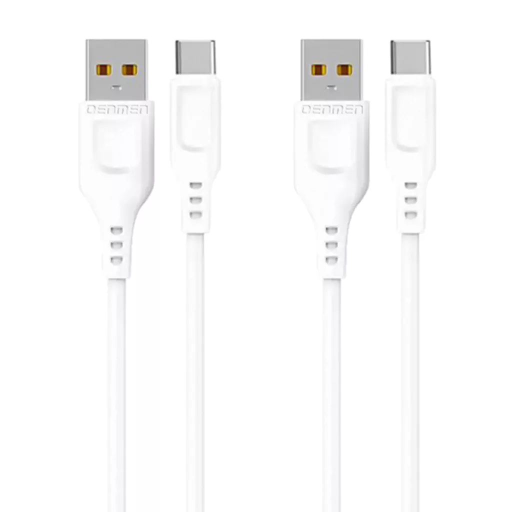 کابل تبدیل USB به USB-C دنمن مدل D01T A52 طول 1 متر مجموعه 2 عددی