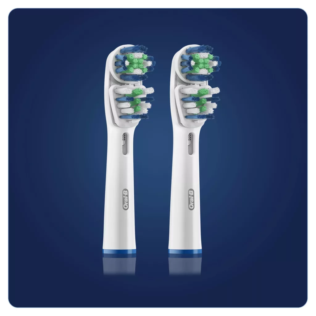 سری یدک مسواک برقی اورال-بی مدل DUAL CLEAN بسته 2 عددی