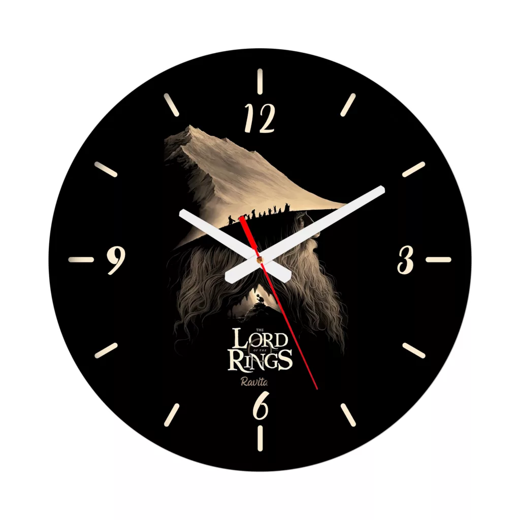 ساعت دیواری کوارتز راویتا مدل ارباب حلقه ها کد 3712