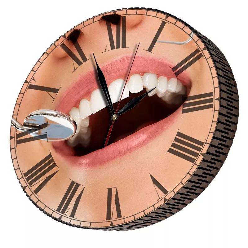 ساعت دیواری مدل دندان