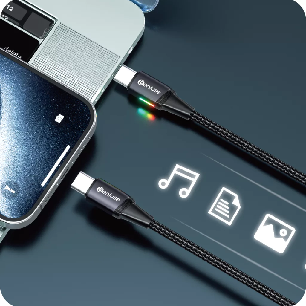 کابل تبدیل USB-C بنیوس مدل BE-CA03 طول 1متر