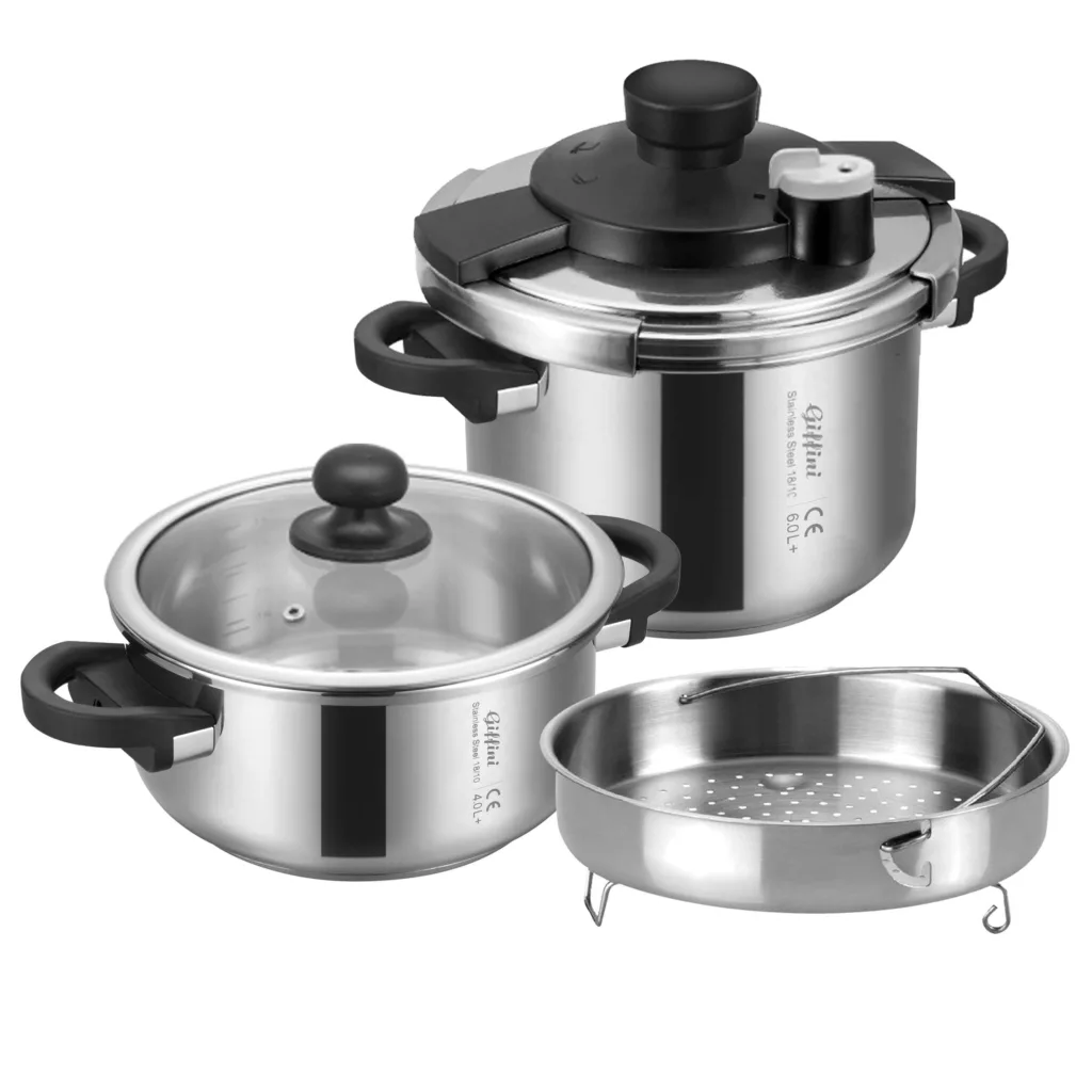 زودپز دوقلو جی فی نی مدل G-01PLUS گنجایش 6+4 لیتر