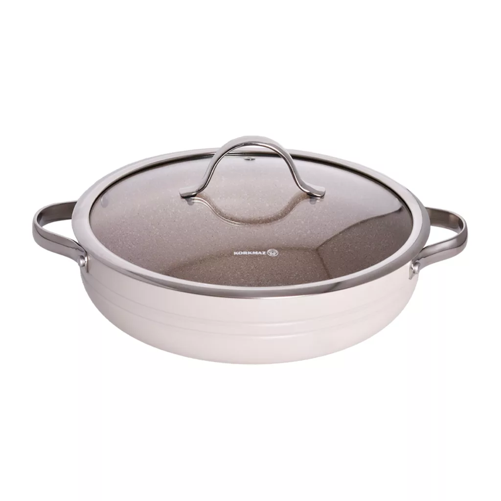 سرویس قابلمه و تابه گرانیتی 7 پارچه کرکماز طرح Linea کد 2619