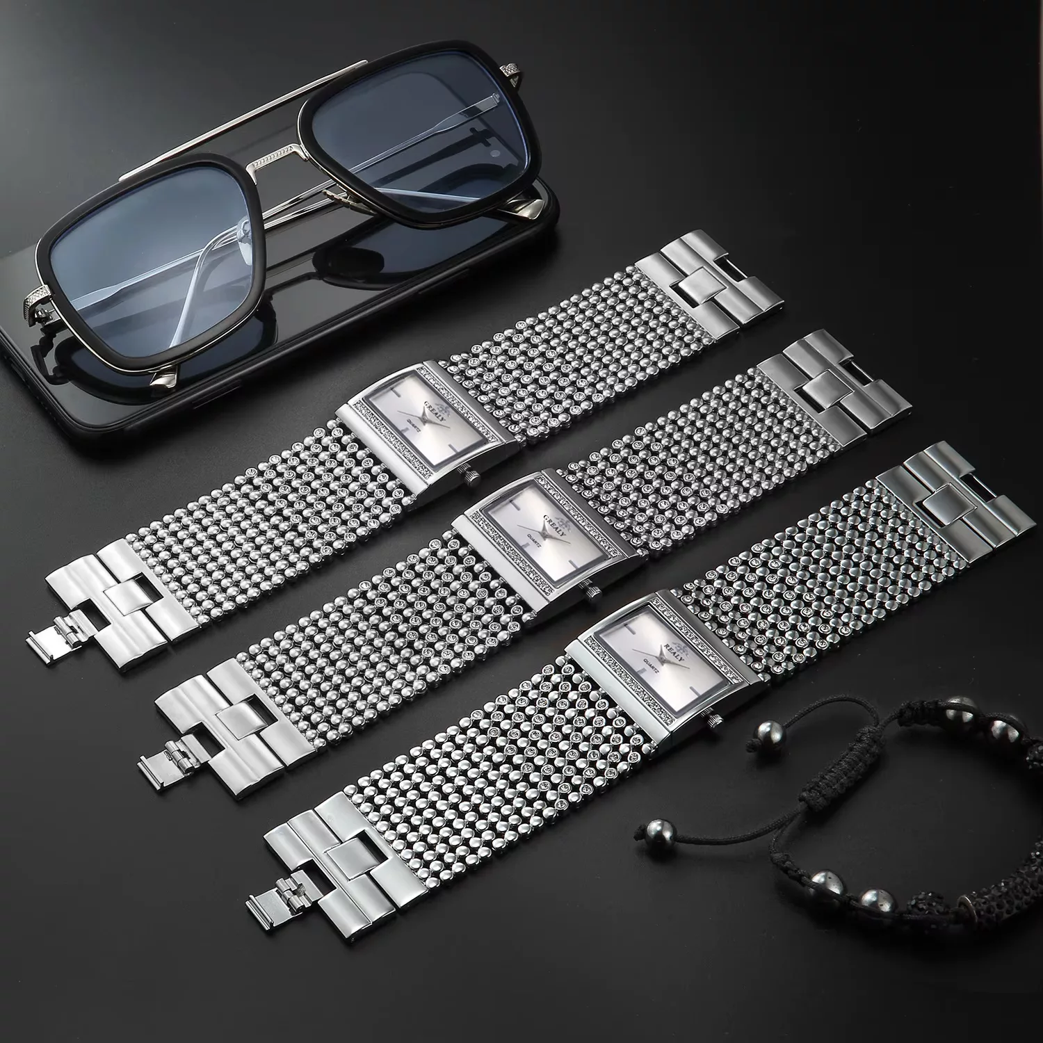 ساعت مچی عقربه ای زنانه مدل کوارتز فوق لوکس کد GN1