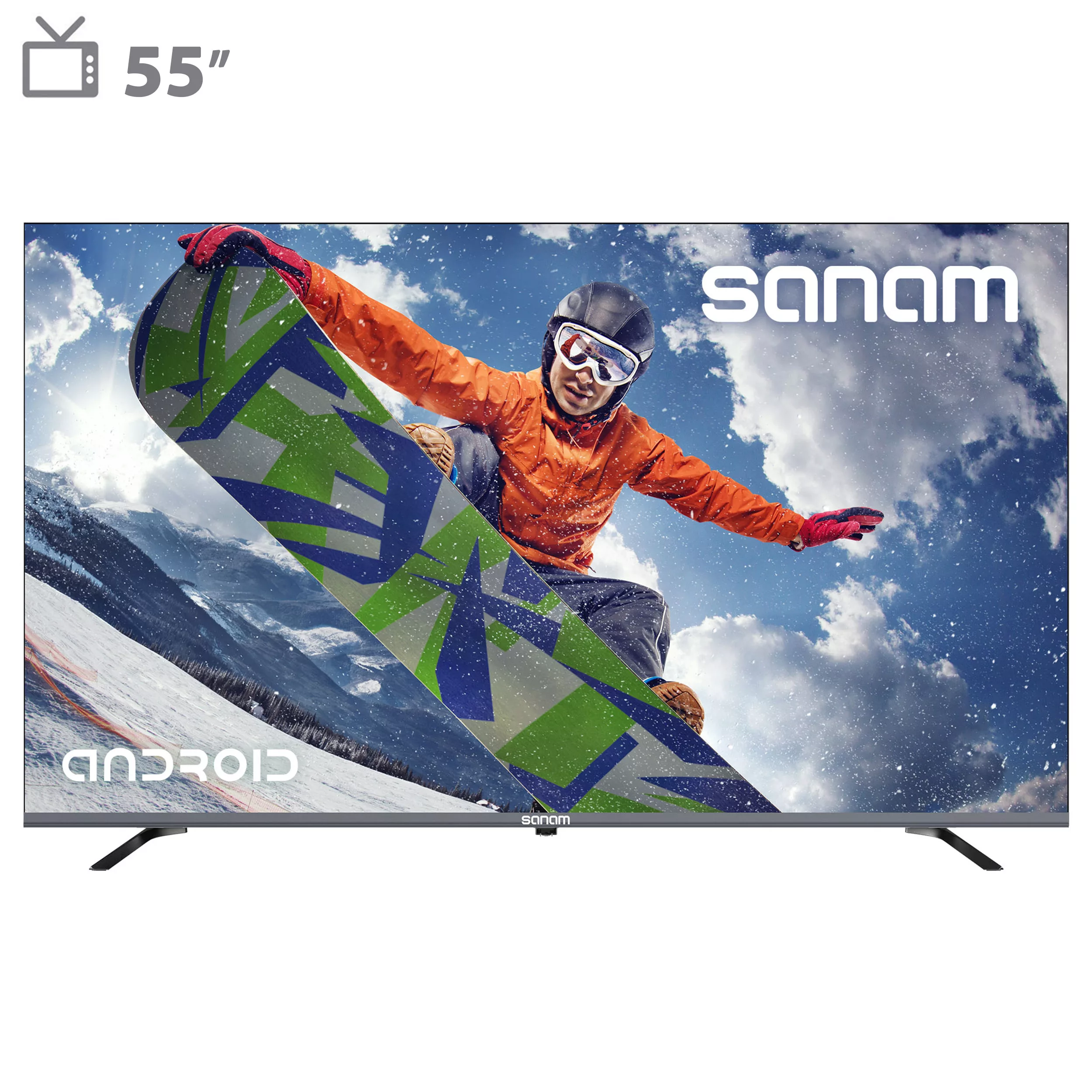 تلویزیون 55 اینچ کیو ال ای دی هوشمند صنام مدل SQL-55M1894