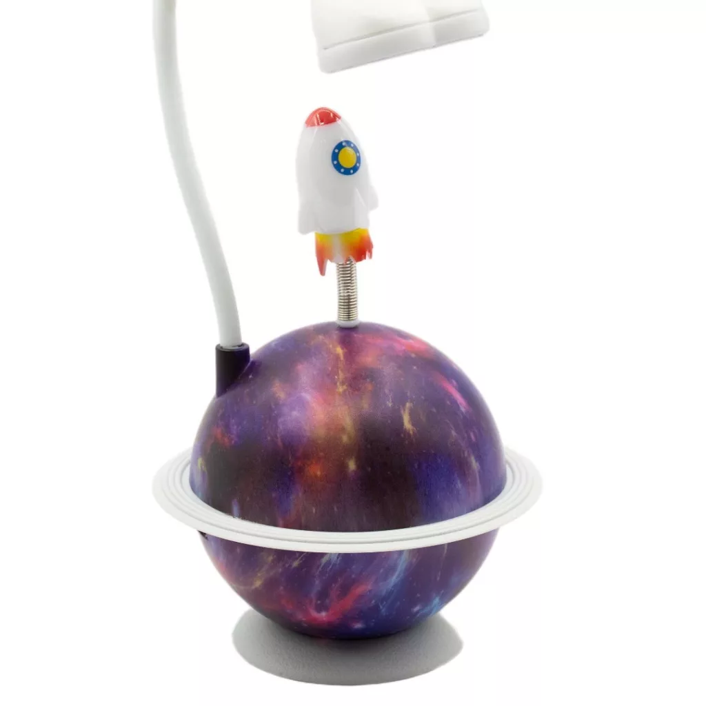 چراغ خواب اتاق کودک مدل فضانور کره رنگارنگ