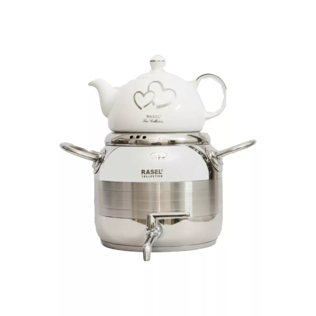 ست کتری و قوری راسل مدل IR-107S گنجایش کتری ۴ لیتر گنجایش قوری ۱ لیتر