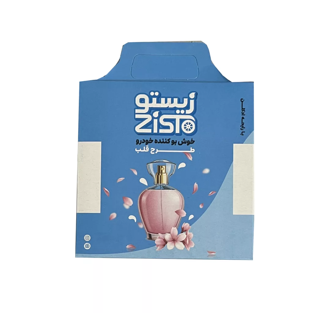 خوشبوکننده خودرو زیستو طرح قلب مدل OD1 با رایحه ادکلن