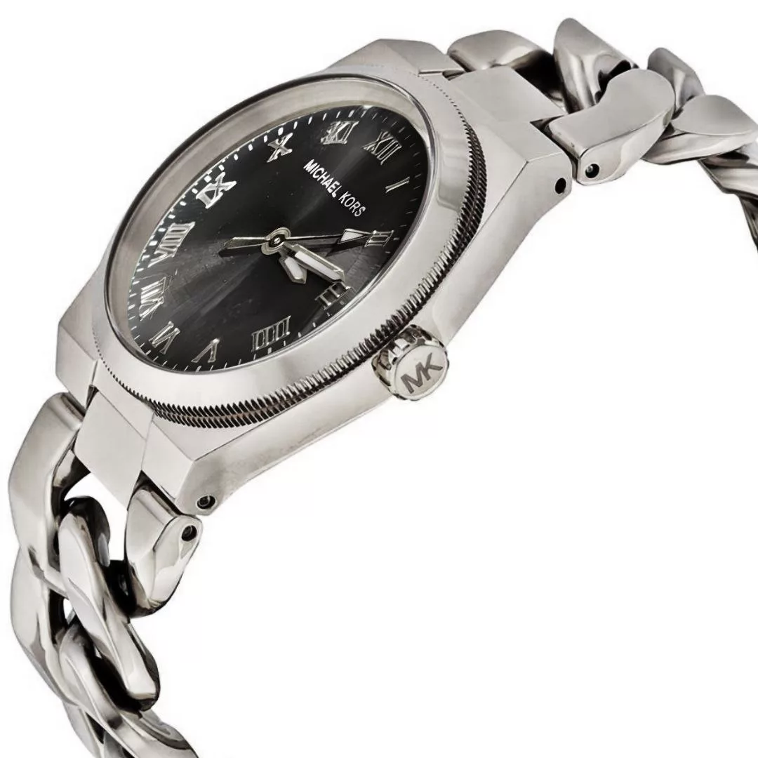 ساعت مچی عقربه‌ای کوارتز زنانه مدل زنجیری یونانی کد 106