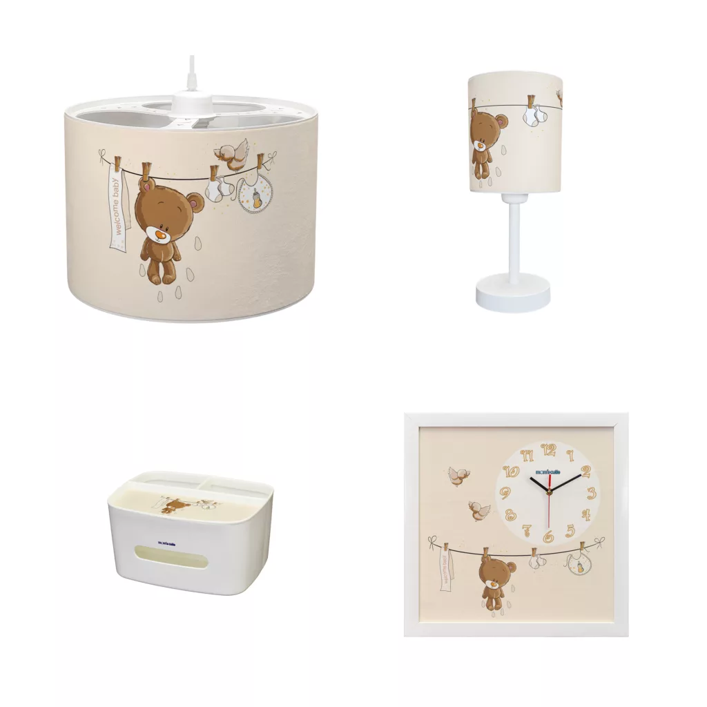 ست لوستر کودک مامز کیوتی مدل PL-40 بسته 4 عددی