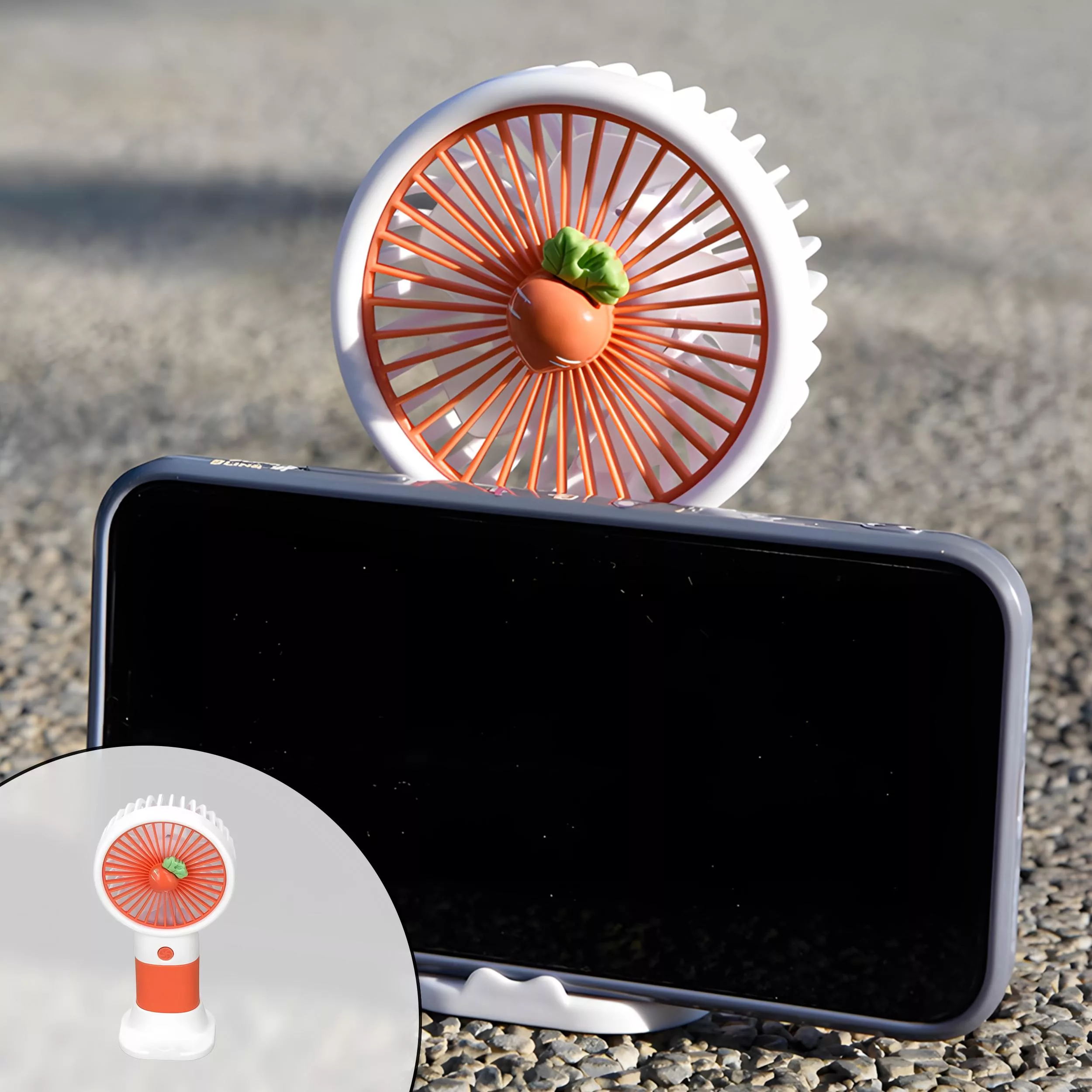 پنکه همراه مدل هویج