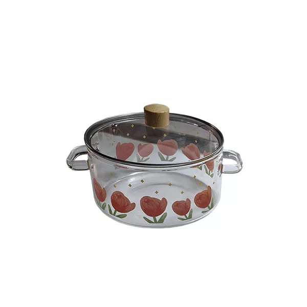 سرویس قابلمه 4 پارچه طرح گل لاله