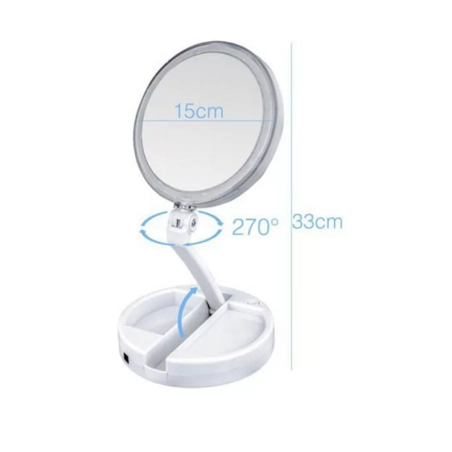 رینگ لایت و آینه آرایشی کد 001