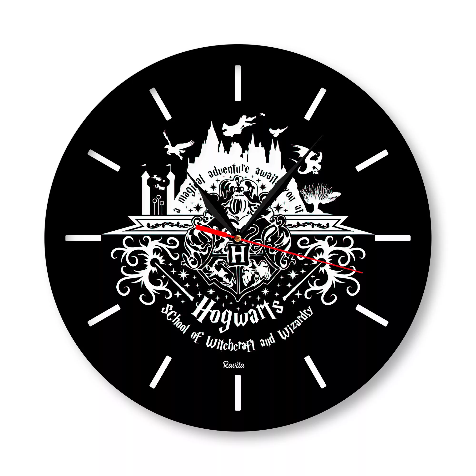 ساعت دیواری راویتا مدل هری پاتر  کد3342