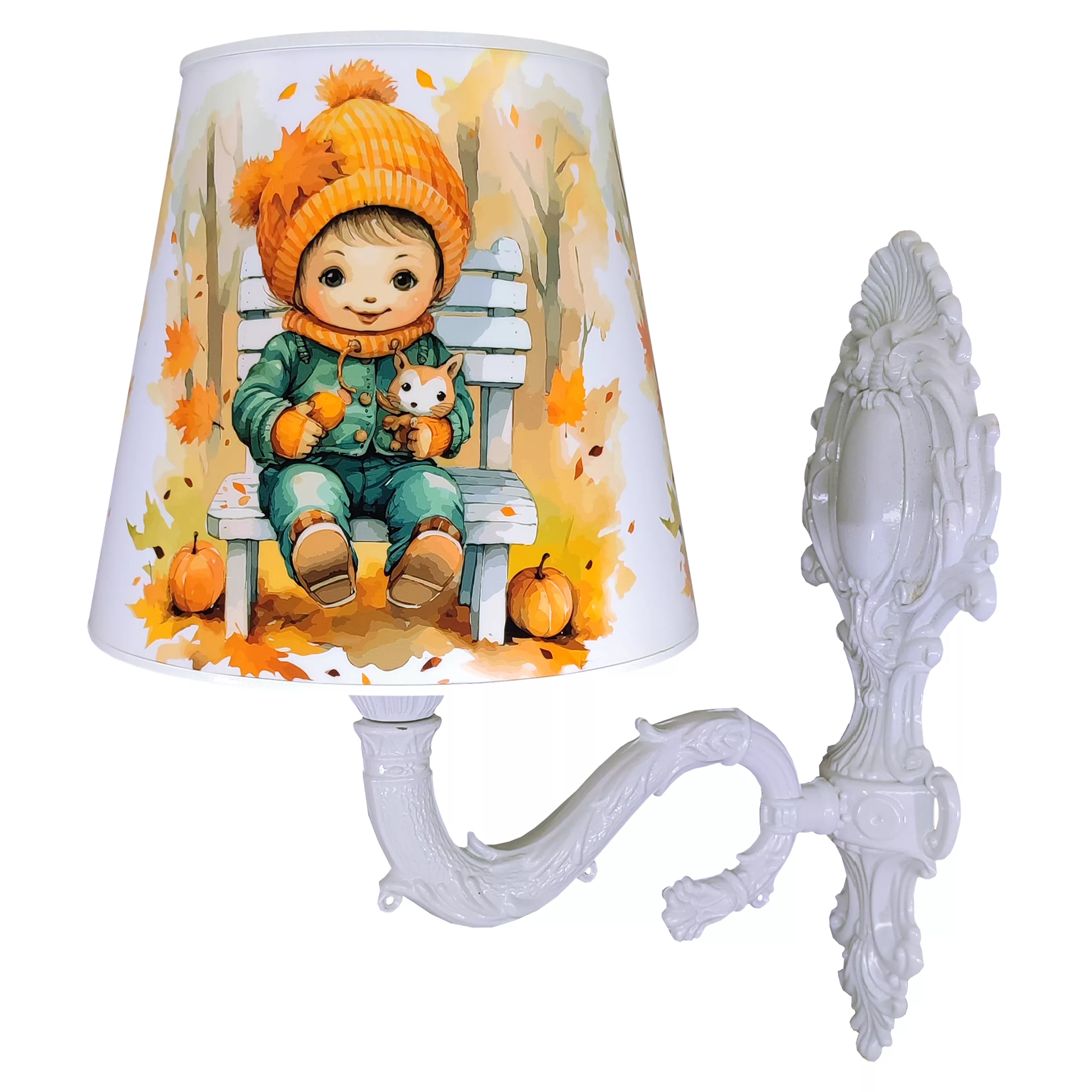 چراغ خواب اتاق کودک مدل پسر و درخت و نیمکت چراغ خواب اتاق کودک مدل پسر و درخت و نیمکت