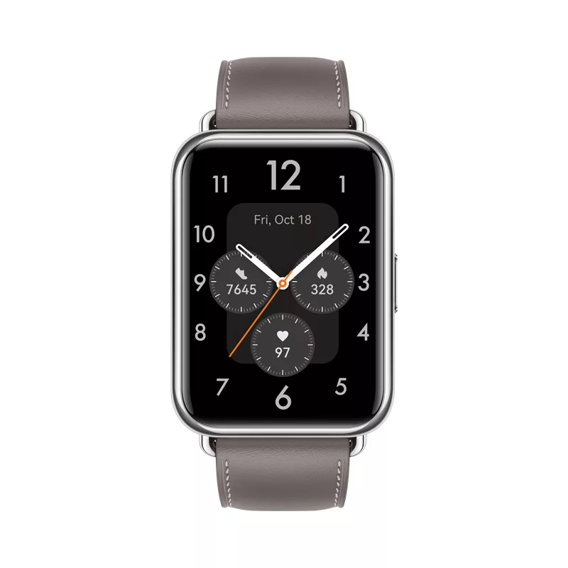 ساعت هوشمند هوآوی مدل WATCH FIT 2 Classic Edition بند چرمی