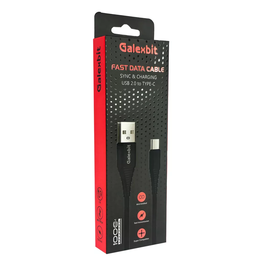 کابل تبدیل USB به USB-C گلکسبیت مدل  CG COLOR طول 1 متر