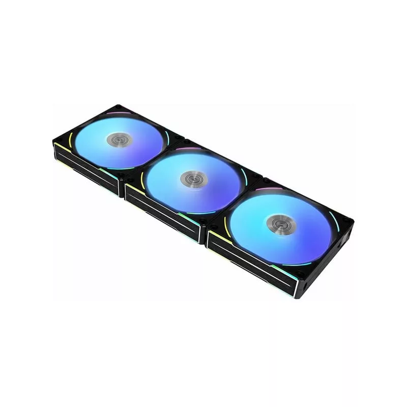 فن کیس لیان لی مدل UNI FAN AL 120 V2 Bk بسته 3 عددی