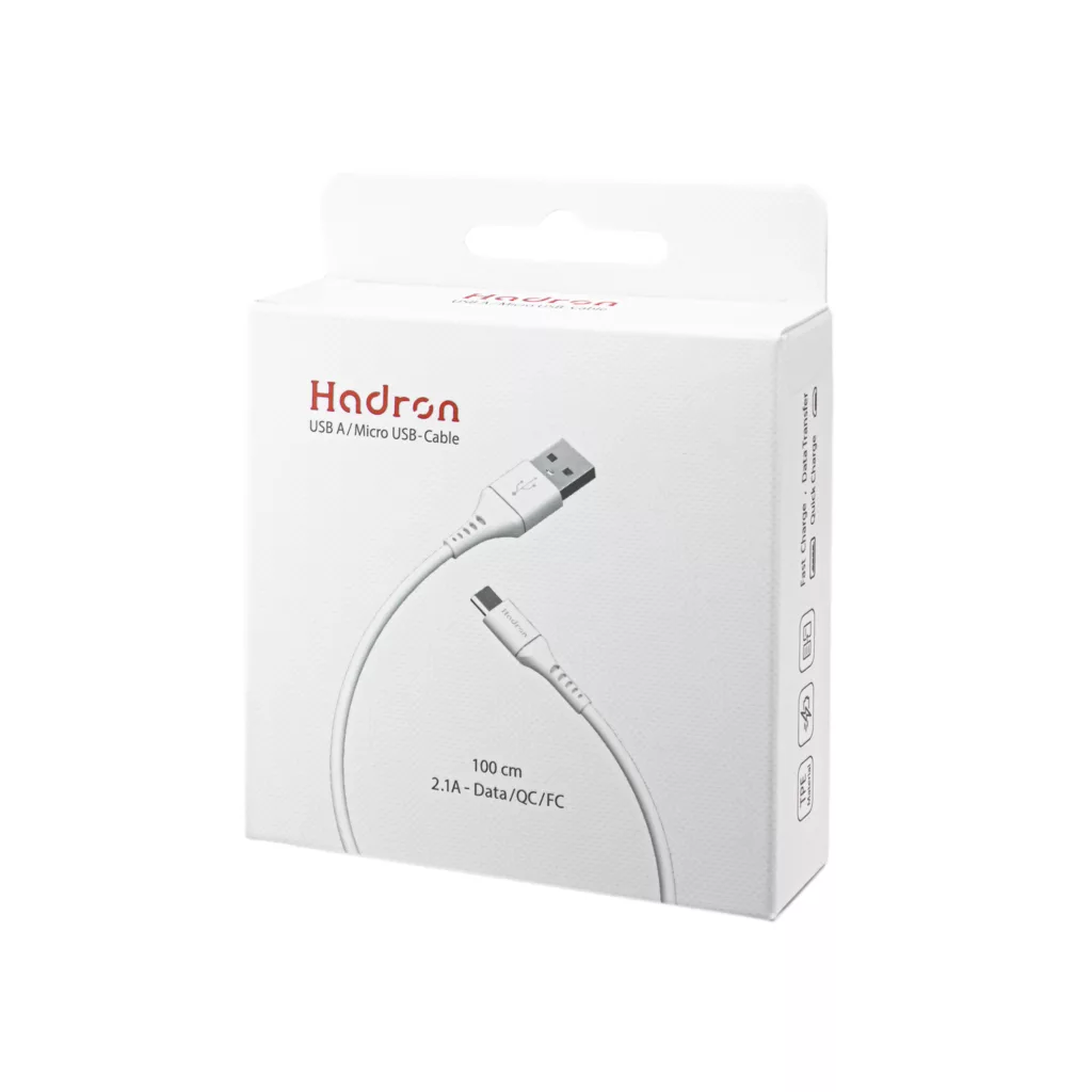 کابل USB به microUSB هادرون مدل HTC-A-U01 طول 1 متر