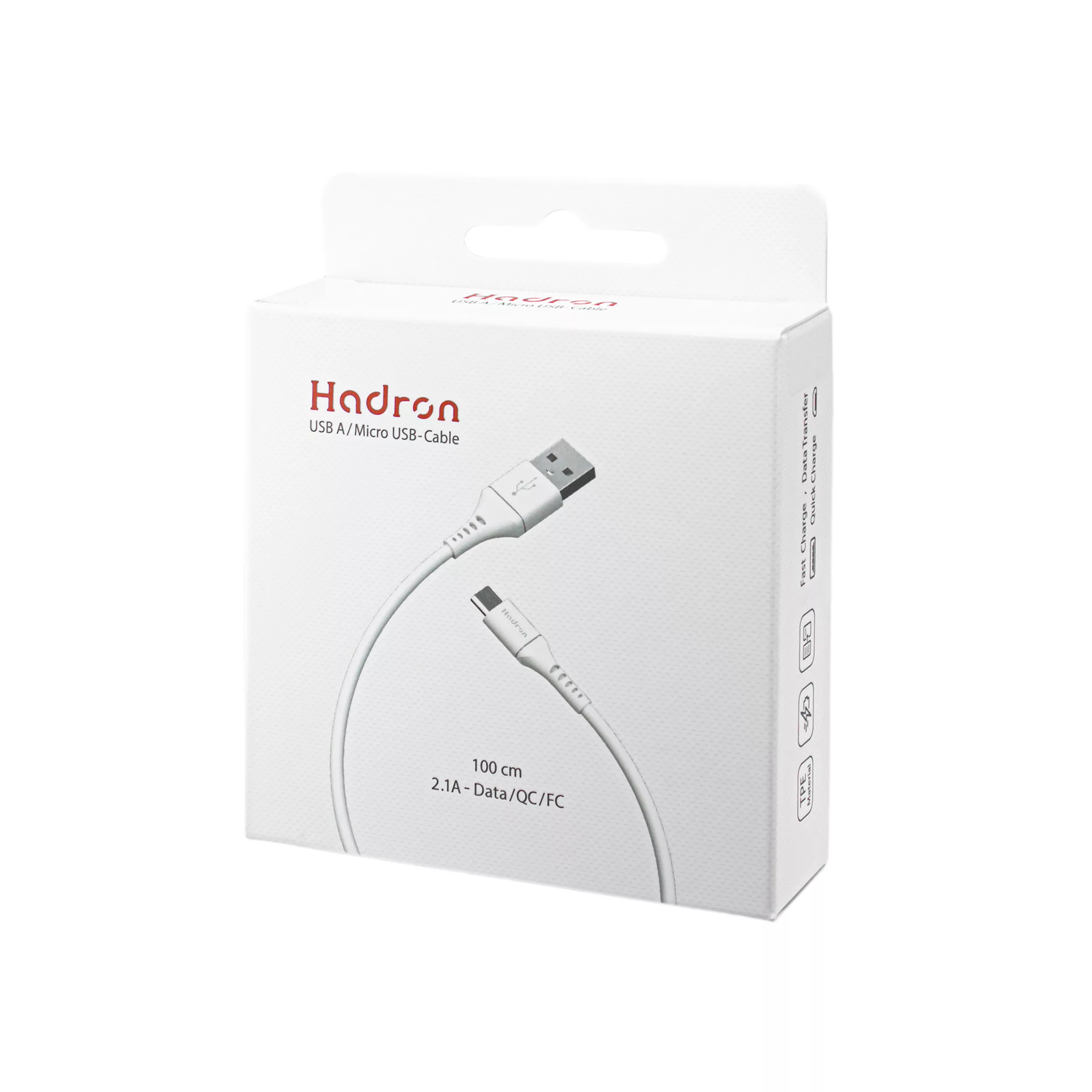 کابل USB به microUSB هادرون مدل HTC-A-U01 طول 1 متر