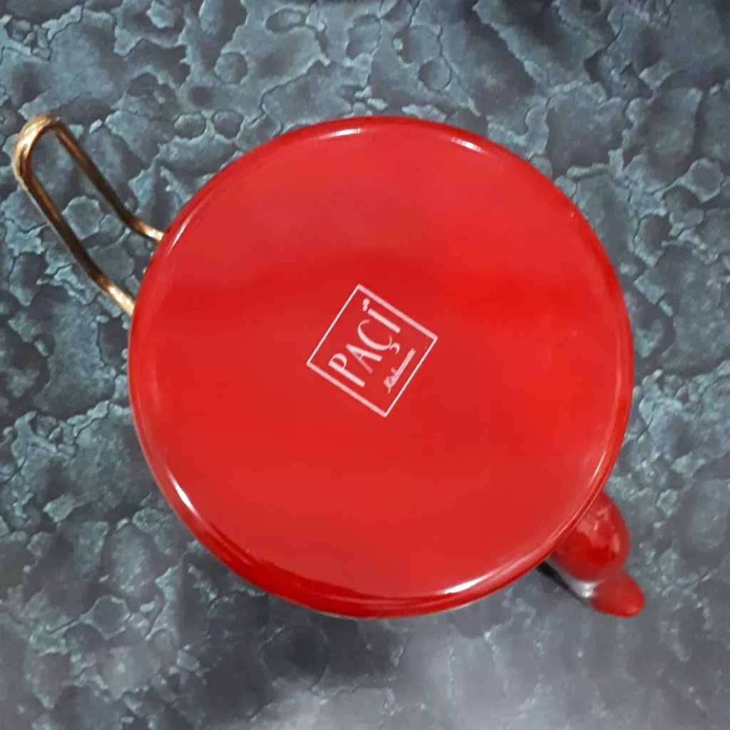 ست کتری و قوری پاچی مدل ماربل