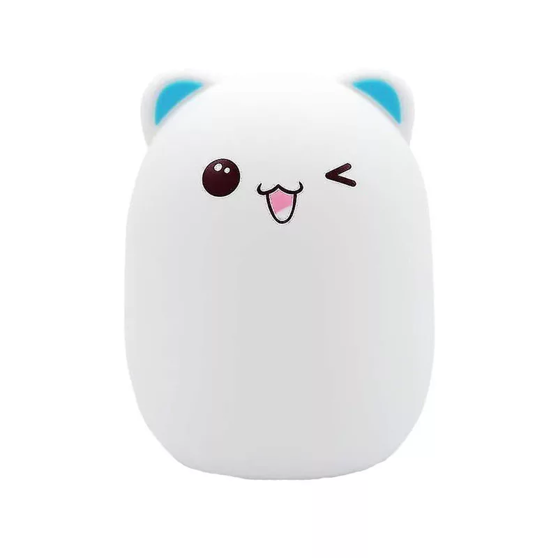چراغ خواب کودک ناب سل مدل خرس کوچولو شارژی سیلیکونی BUD BEAR SILICONE LAMP