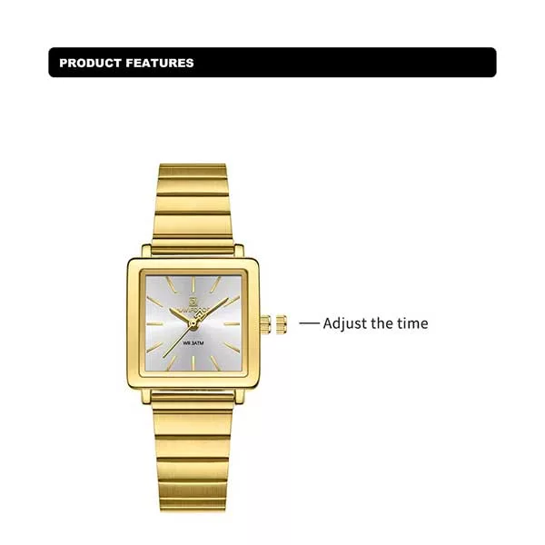 ساعت مچی عقربه‌ای کوارتز زنانه نیوی فورس مدل NF5047GG