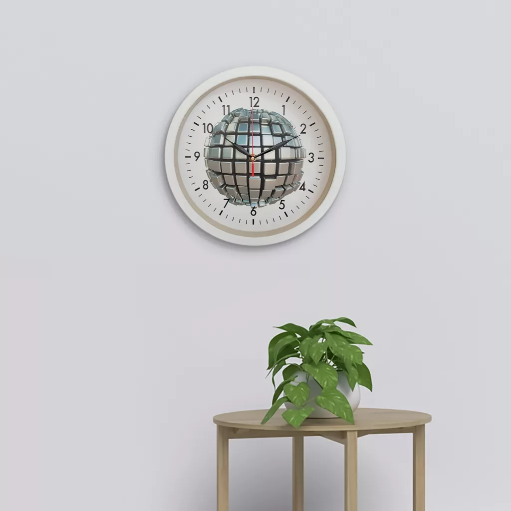 ساعت دیواری مدل سه بعدی کد 04032