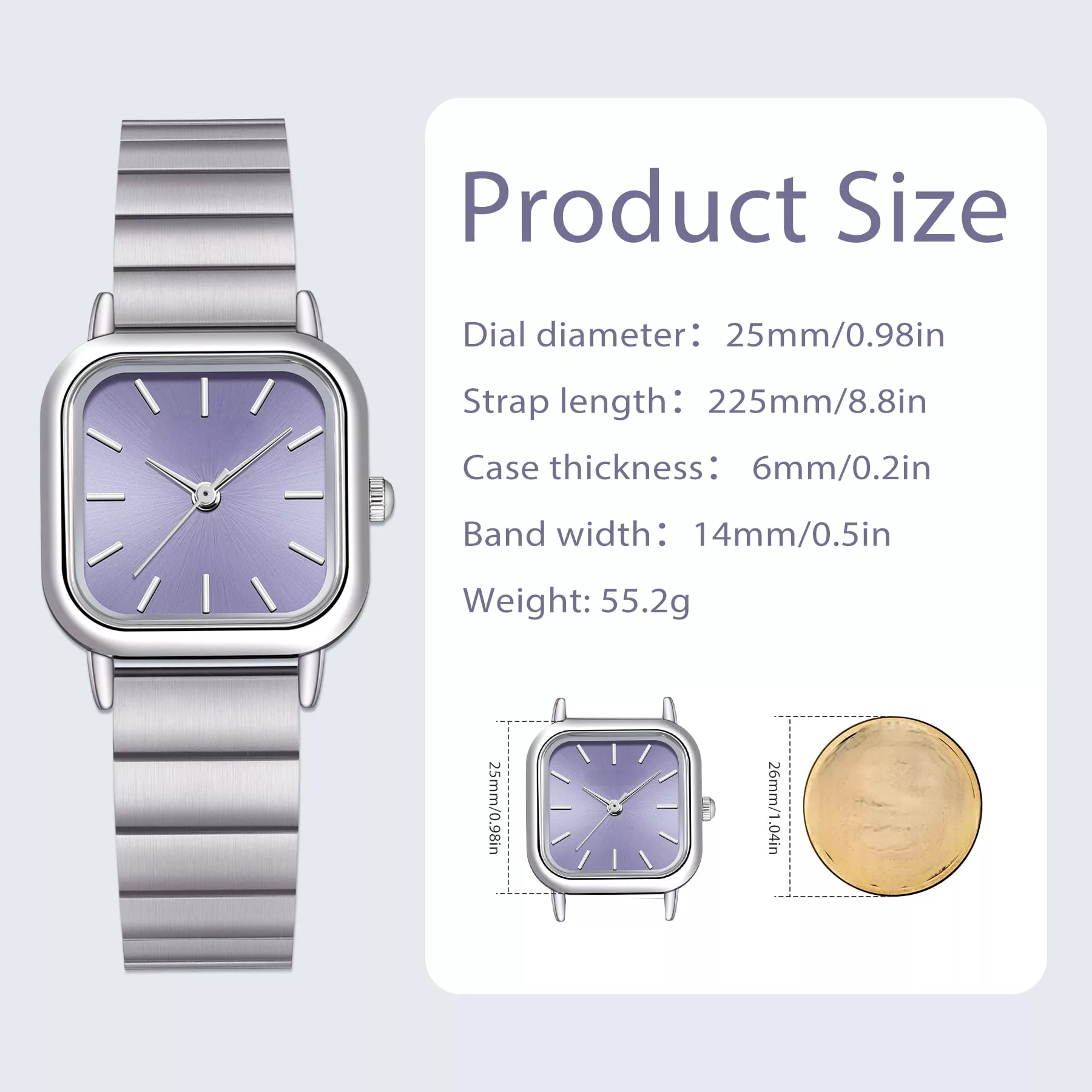 ساعت مچی عقربه ای زنانه مدل کلاسیک بند ریلی فلزی کد 7