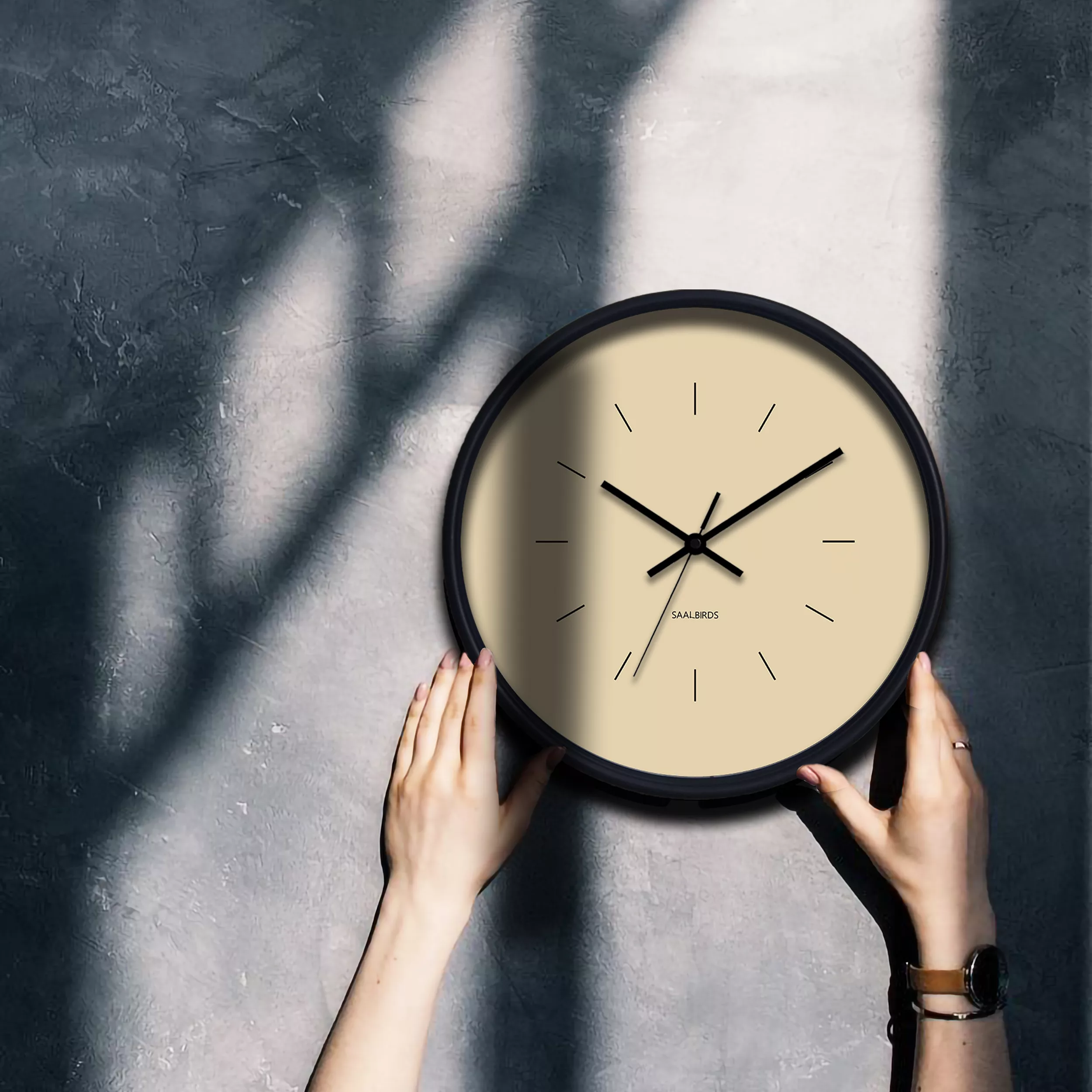 ساعت دیواری سال بردز طرح مینیمال مدل CW-427