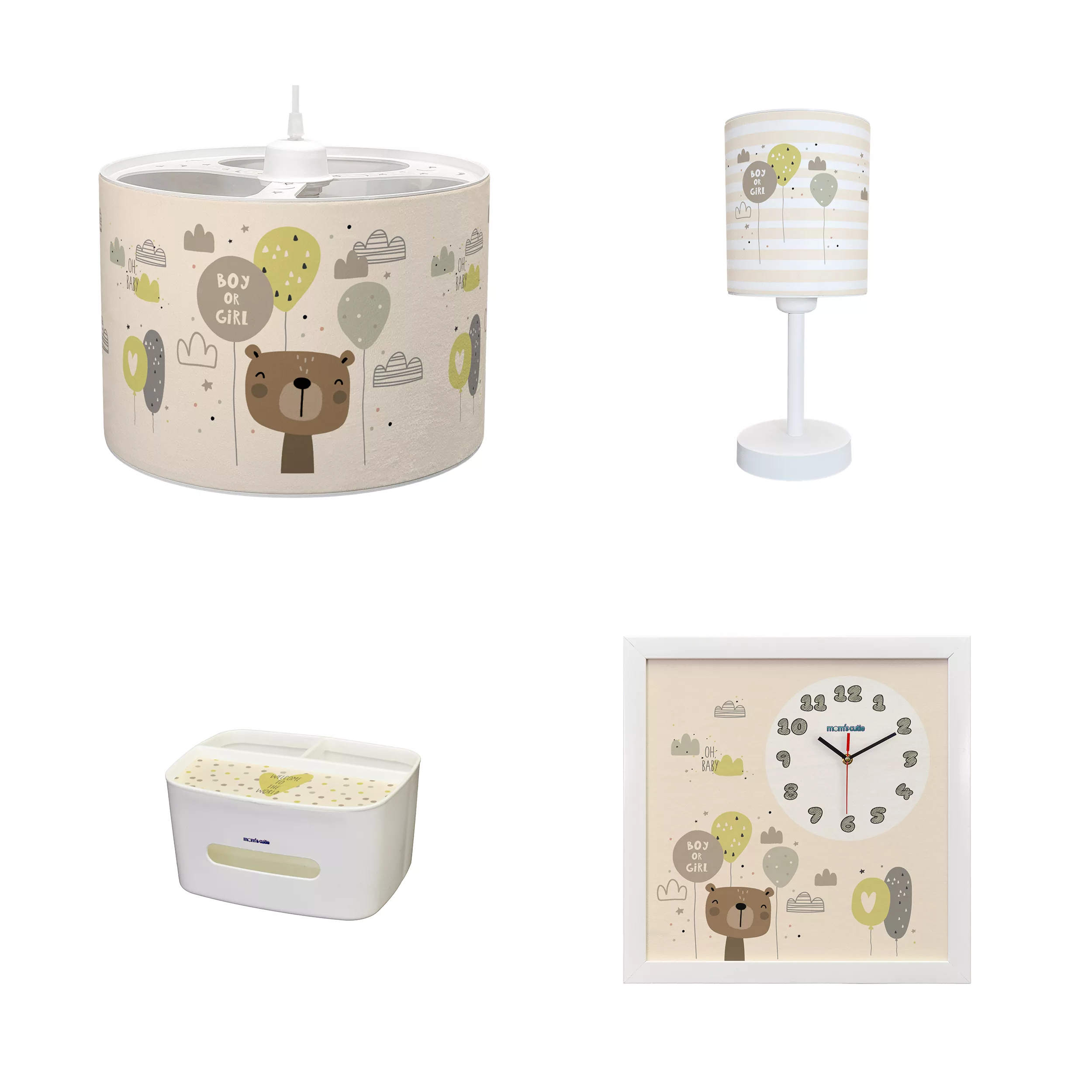 ست لوستر کودک مامز کیوتی مدل PL-90 بسته 4 عددی