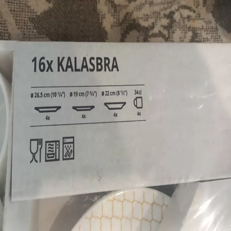 سرویس غذاخوری 16پارچه ایکیا مدل KALASBRA کد  405.157.90
