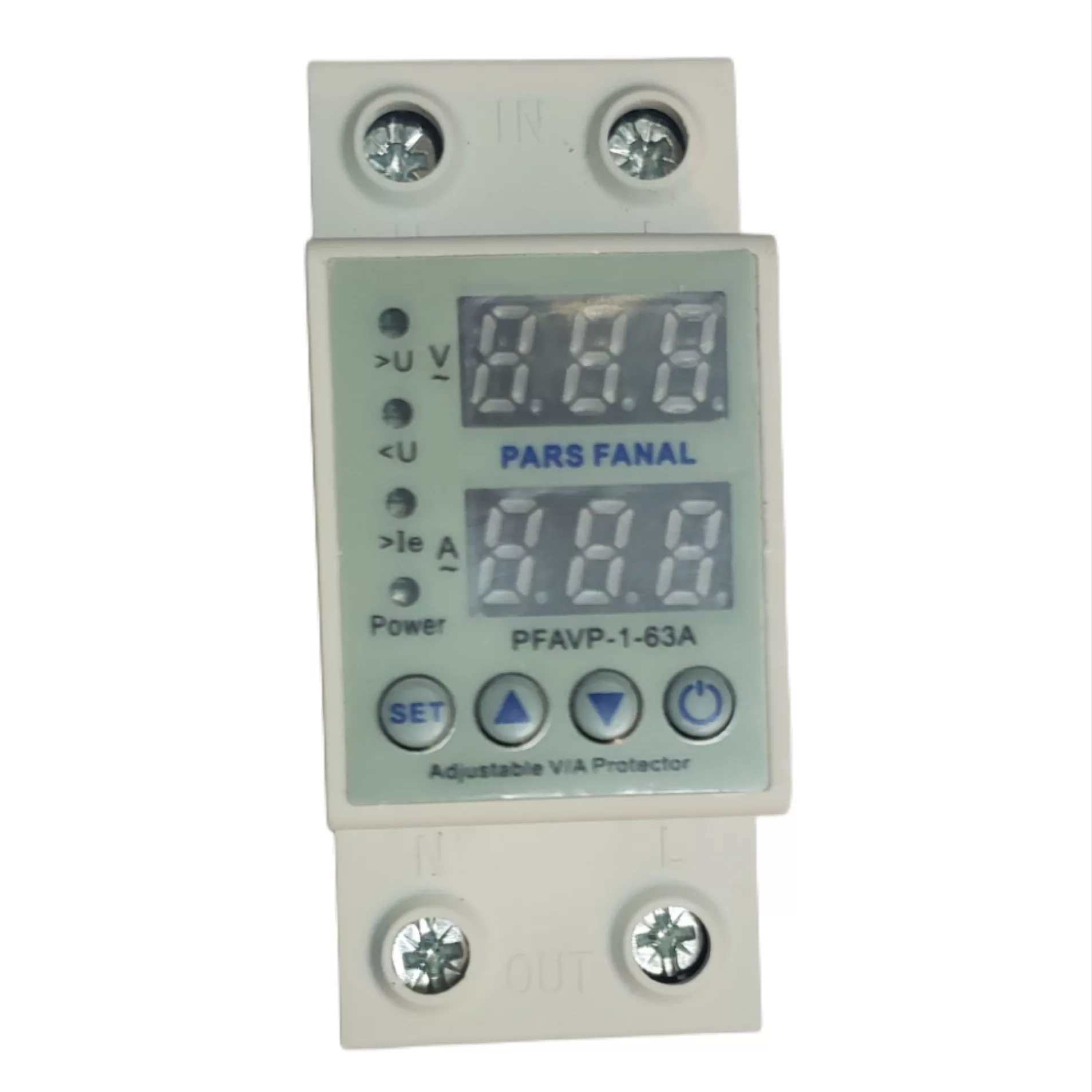 محافظ ولتاژ پارس فانال مدل ۶۳ آمپر تکفاز