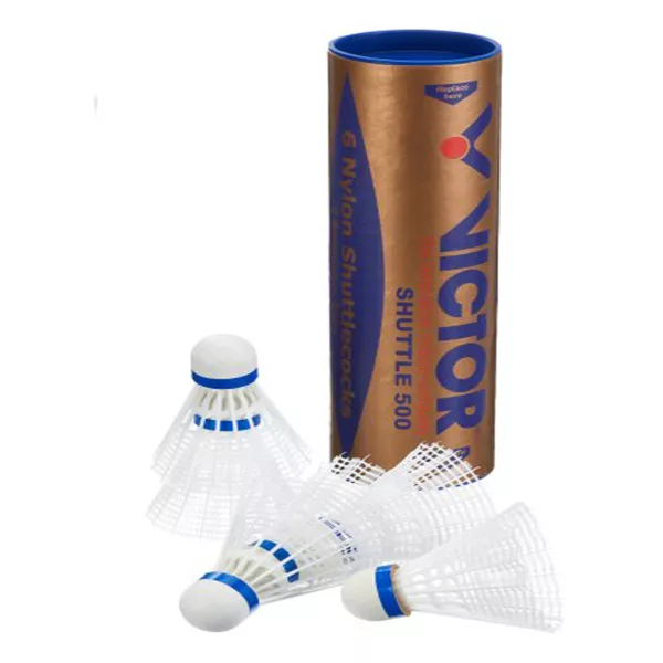 توپ بدمینتون ویکتور مدل Shuttle 500 سایز 3 بسته 6 عددی