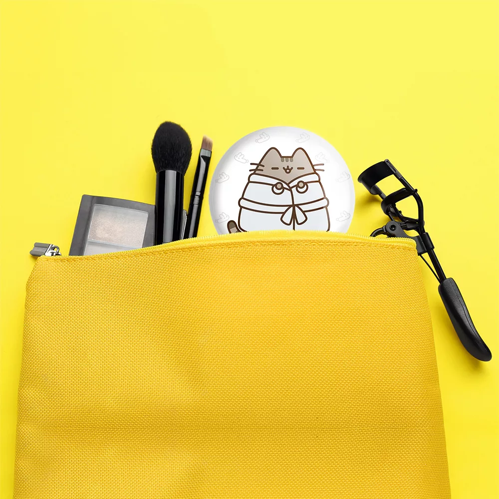 آینه جیبی خندالو مدل پوشین گربه بامزه کد 26595