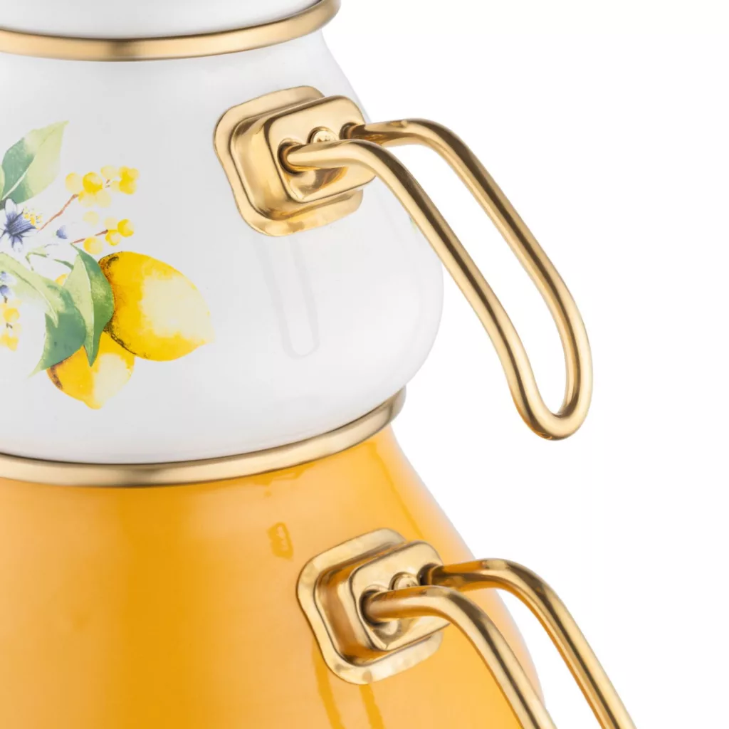 ست کتری و قوری مادام کوکو مدل Fourneville گنجایش کتری 2,220 لیتر گنجایش قوری 950 میلی لیتر