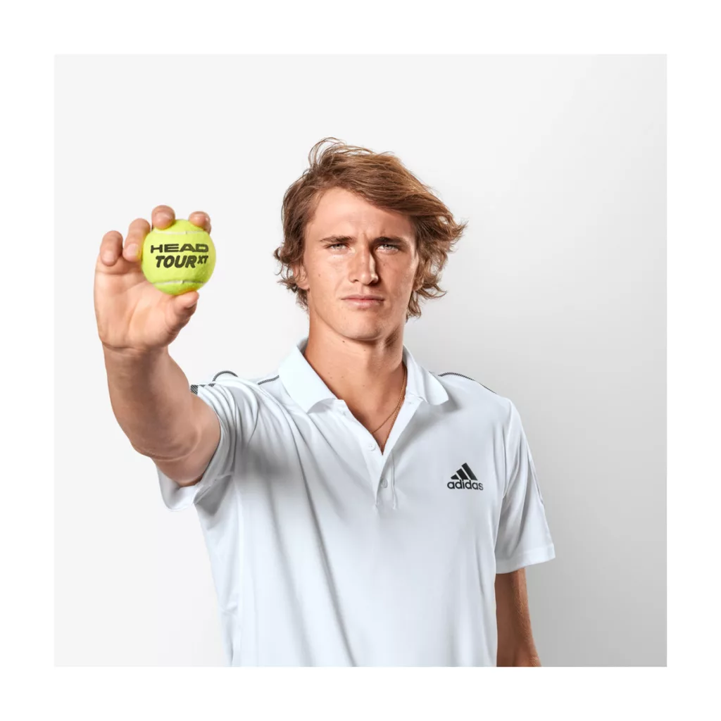 توپ تنیس هد مدل HEAD TOUR XT بسته 4 عددی