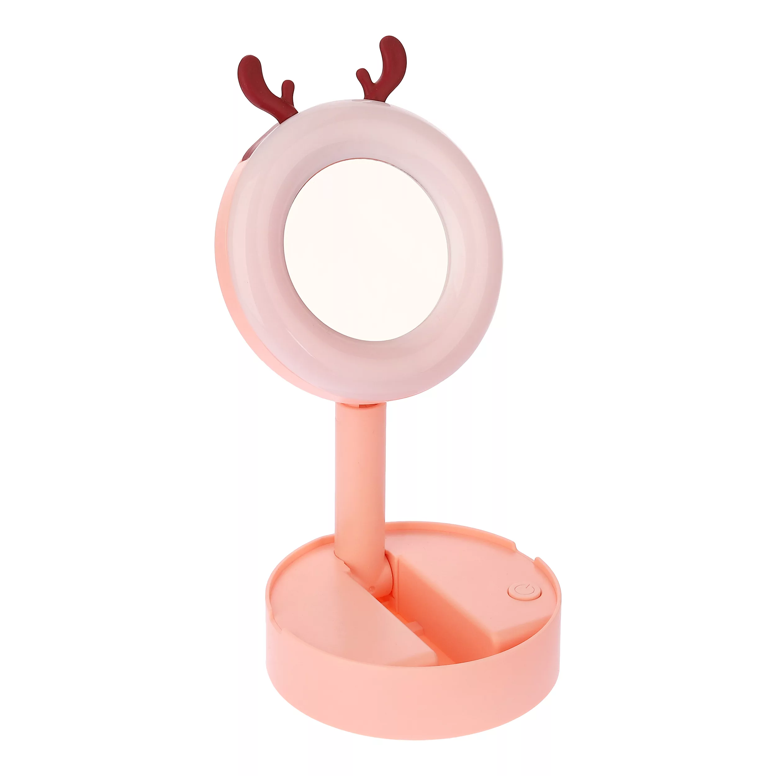 آینه آرایشی رینگ‌لایت‌دار مدل NO.0838-2