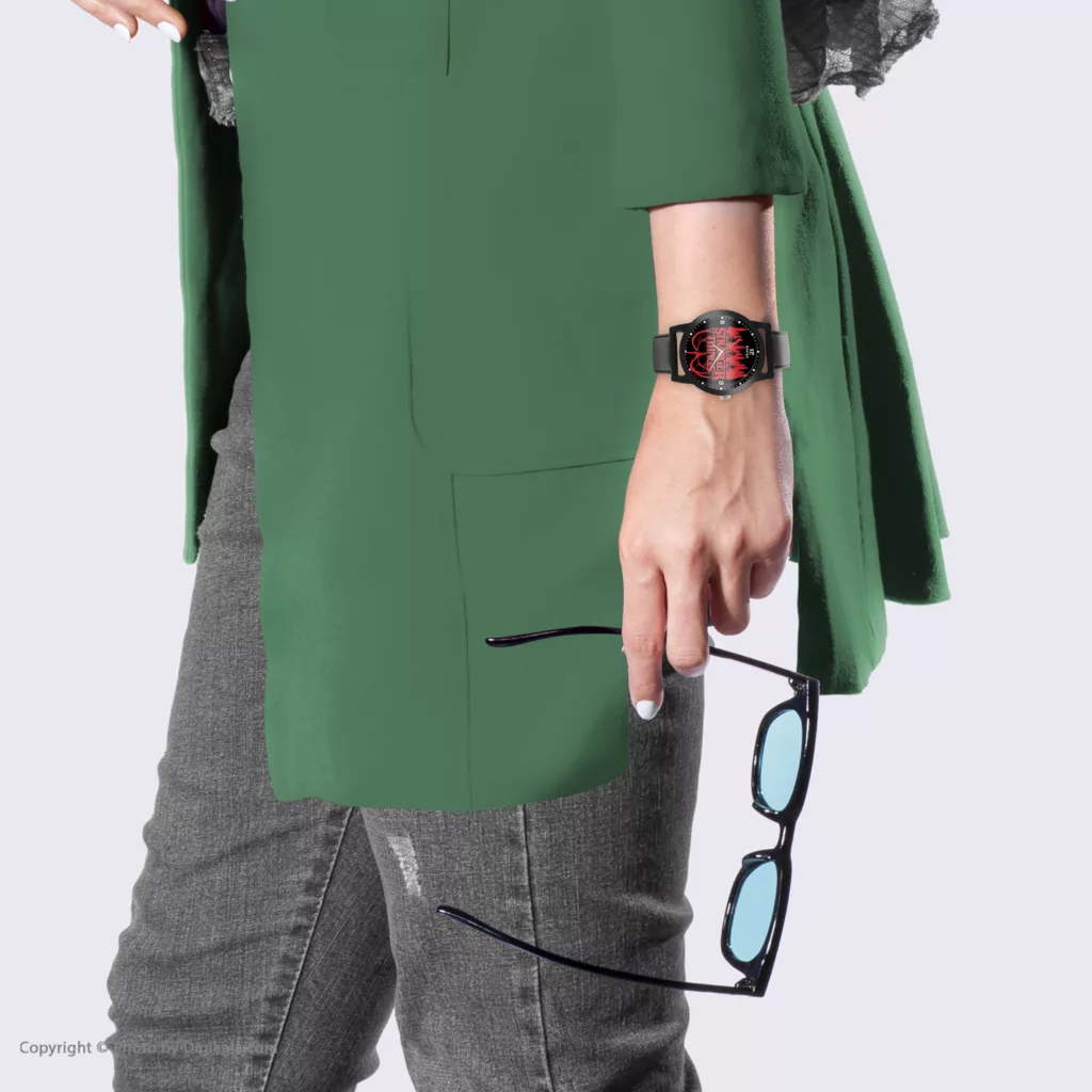 ساعت مچی عقربه ای ناکسیگو طرح Stranger Things کد LF4245