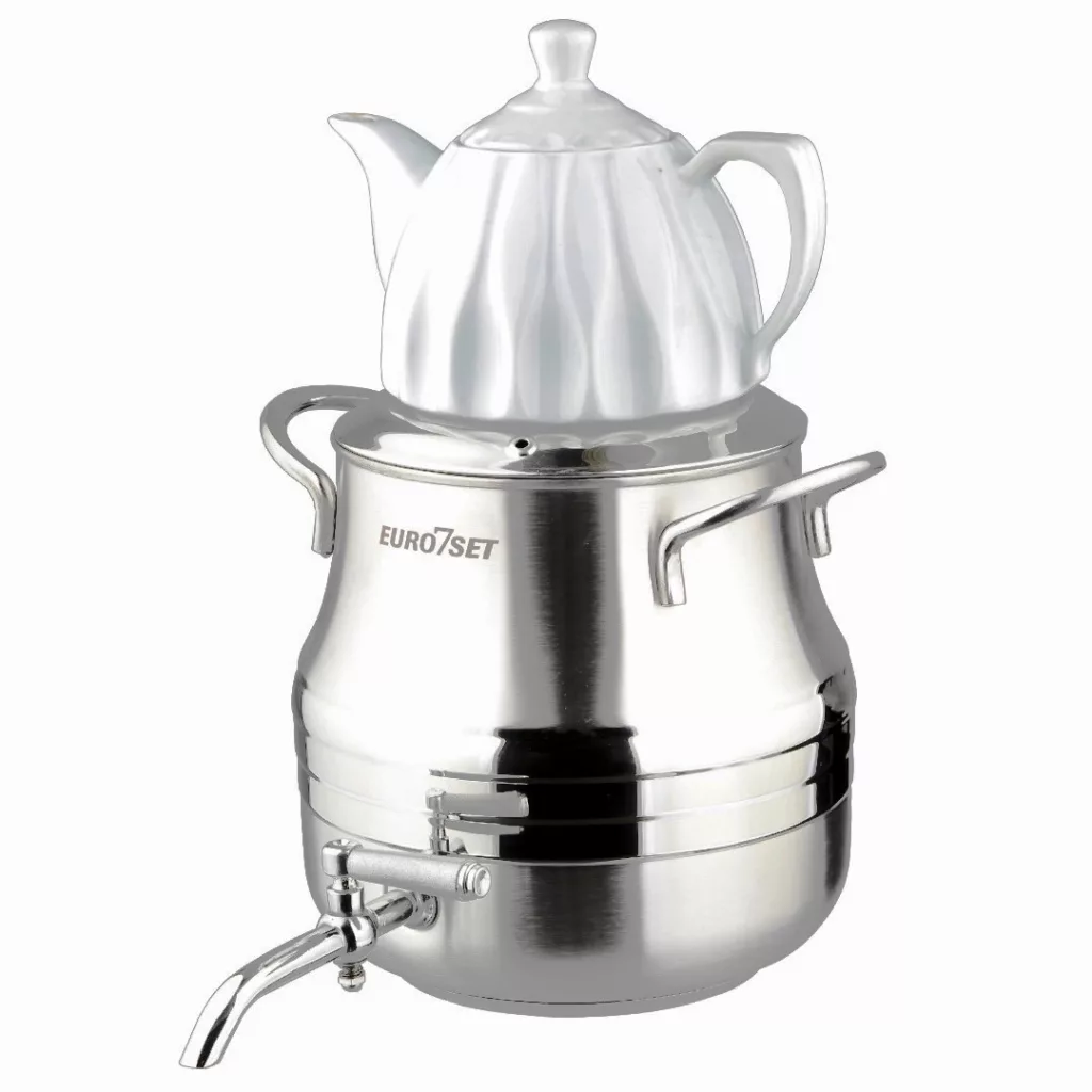 ست کتری و قوری یوروست کد 2037 گنجایش کتری 6 لیتر گنجایش قوری 1 لیتر