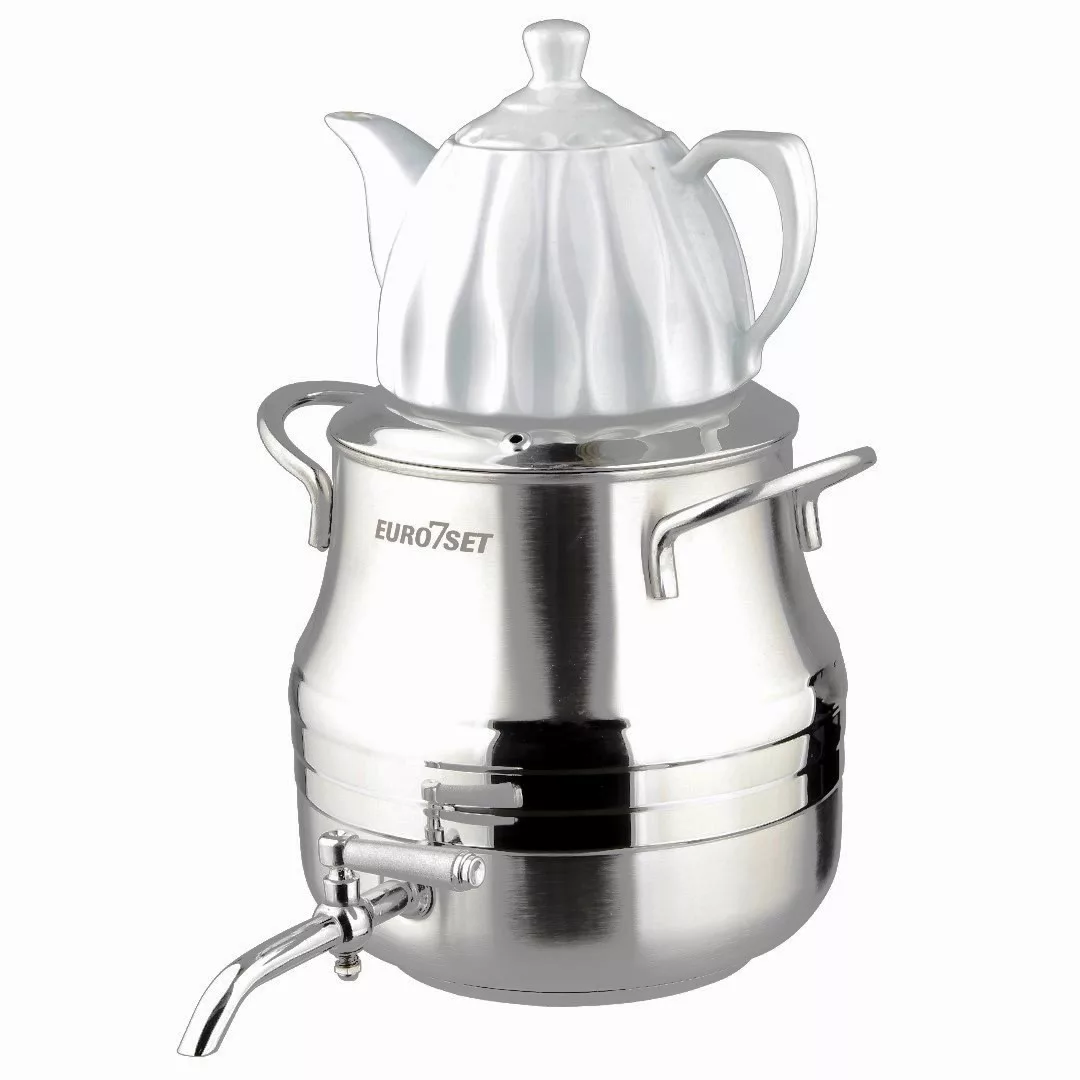 ست کتری و قوری یوروست کد 2037 گنجایش کتری 6 لیتر گنجایش قوری 1 لیتر