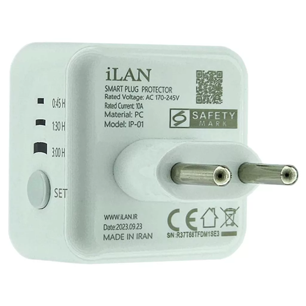 مبدل برق ایلان مدل تایمردار کد iP-01
