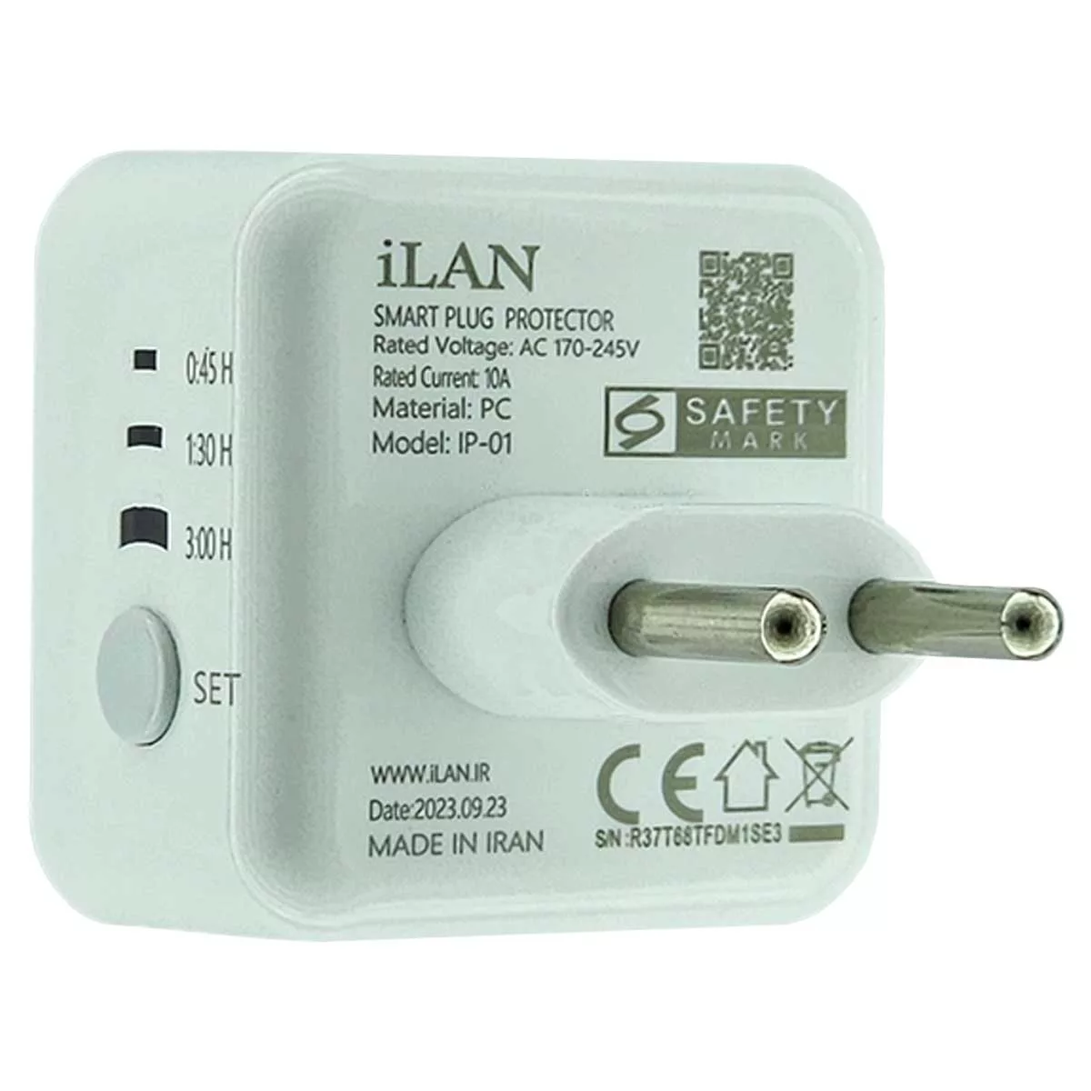 مبدل برق ایلان مدل تایمردار کد iP-01