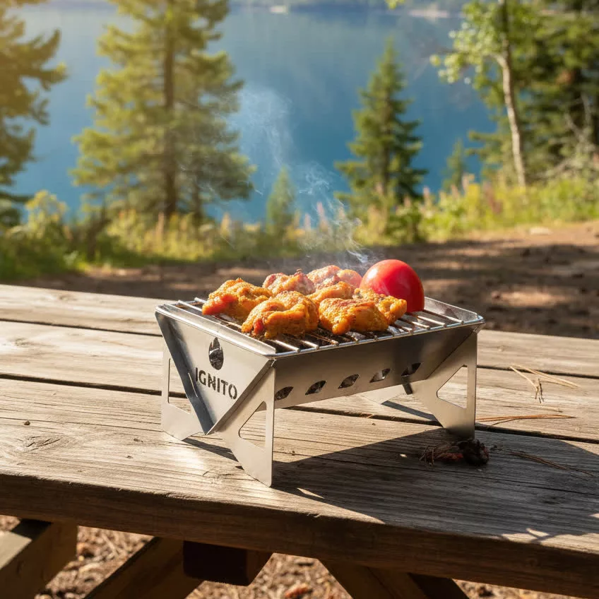 منقل گریل سفری ایگنیتو مدل دو نفره مونتاژی