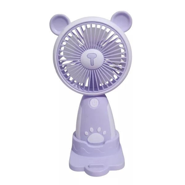 پنکه شارژی مدل خرسی کدH137 ظرفیت 500 میلی آمپر