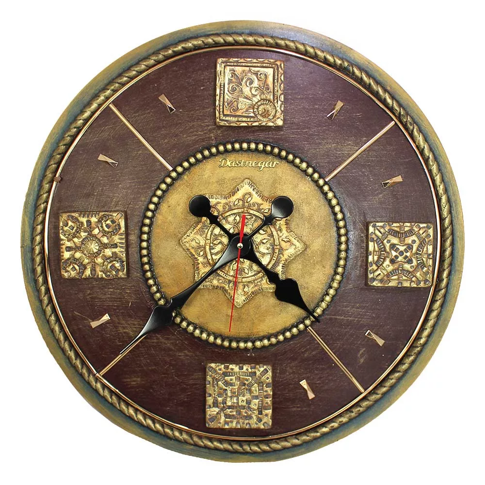 ساعت دیواری دست نگار مدل rastin کد 48-48