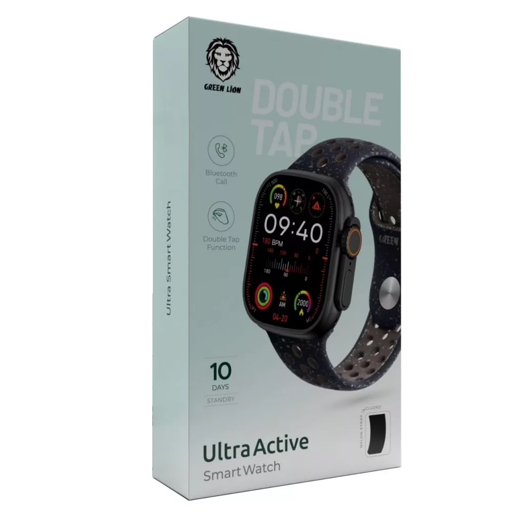 ساعت هوشمند 42میلی متری گرین لاین مدل MINIMALISTIC ULTRA ACTIVEبندسیلیکون